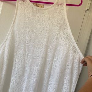 Hollister white blouse